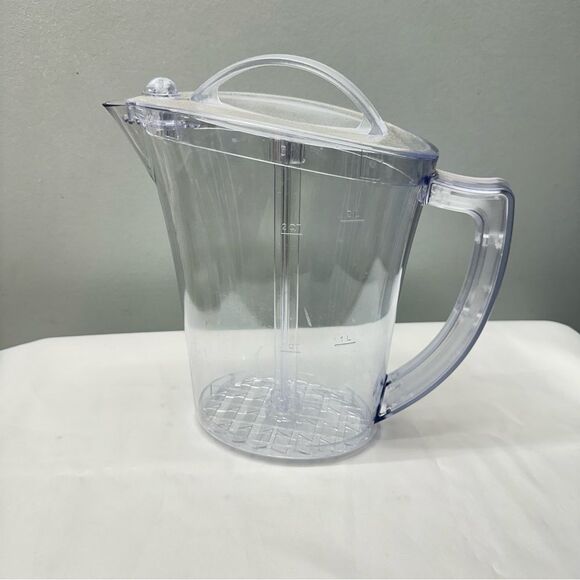 Pampered Chef mix and stir quick stir pitcher 2 quart 2 liter clear new style - Picture 1 of 2